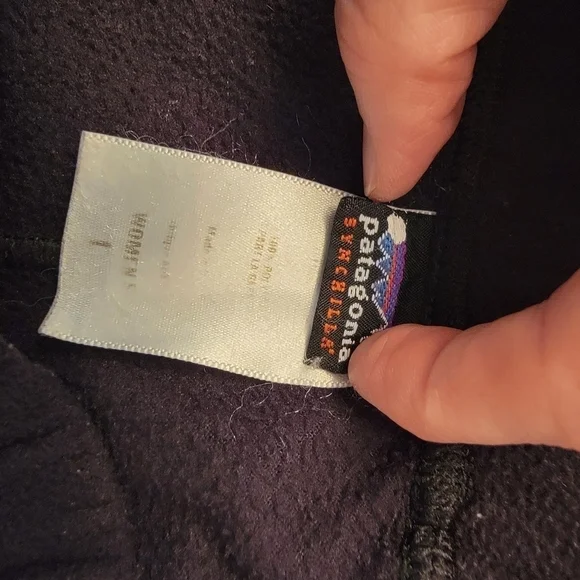 Patagonia HIgh Rise Fleece Wide Leg Pants Size L - Picture 5 of 7